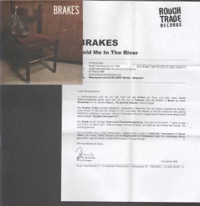 Brakes (Indie Group) - Hold Me In The River - Cdr