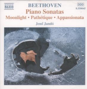 Beethoven - Piano Sonatas - Moonlight, Pathetique, Appasssionata - Cd