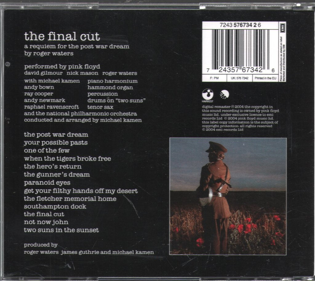 Pink Floyd - Final Cut - Cd
