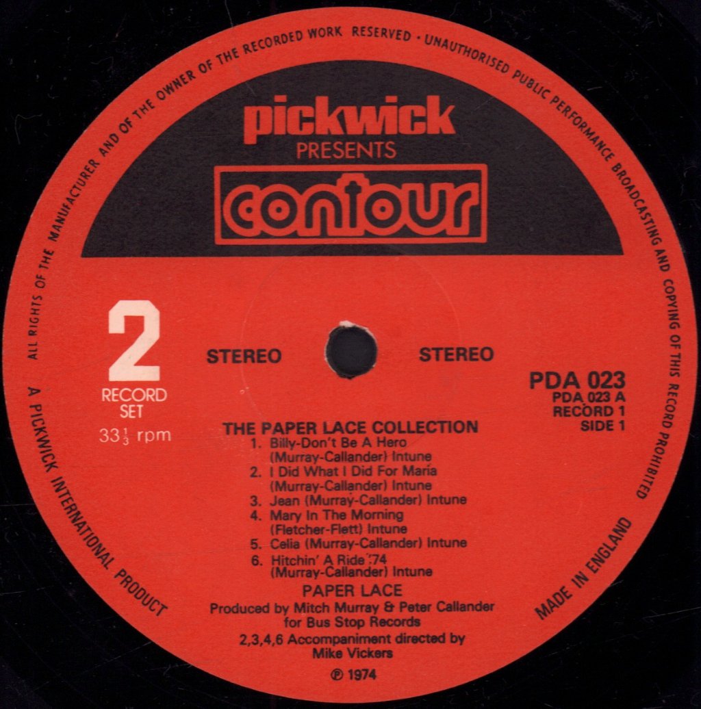 Paper Lace - Collection - Double Lp