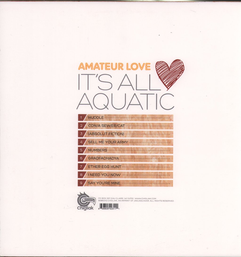 Amateur Love - It's All Aquatic - Lp