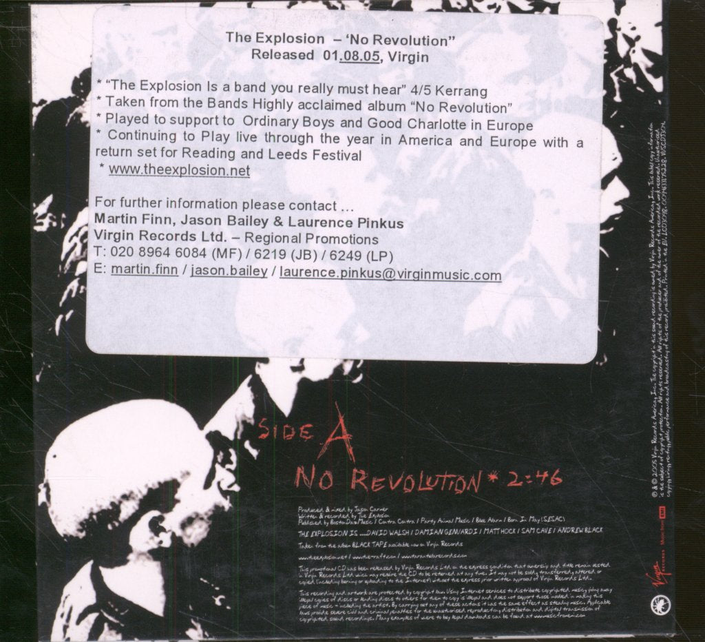 Explosion - No Revolution - Cd