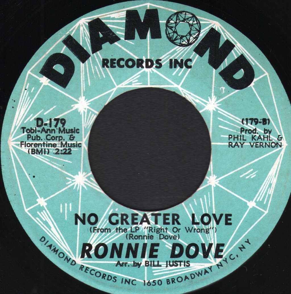 Ronnie Dove - One Kiss For Old Times' Sake - 7 Inch