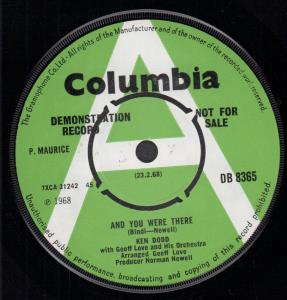 Ken Dodd - And You Were There - 7 Inch