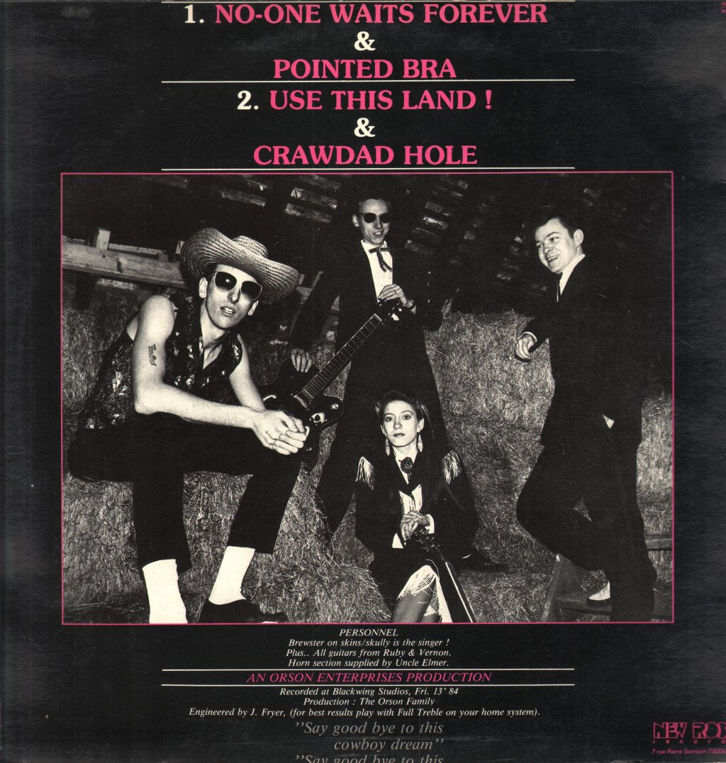 Orson Family - No One Waits Forever - 12 Inch