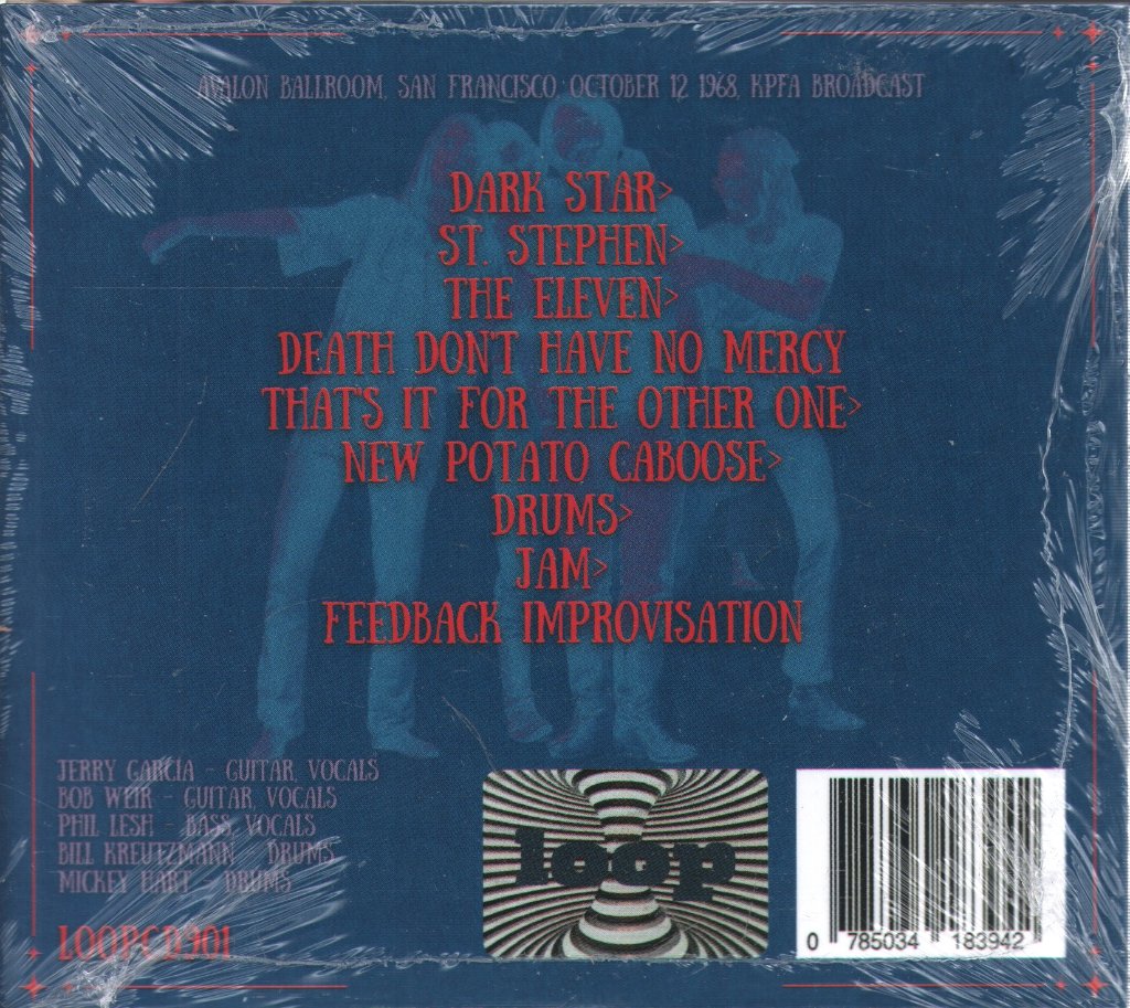 Grateful Dead - Shafts of Lavender, Avalon 10/12/1968 - Cd