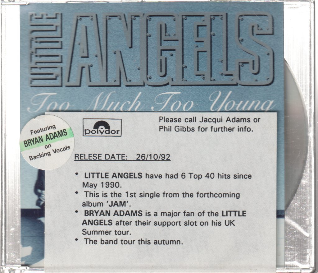Little Angels - Too Much Too Young - Cd