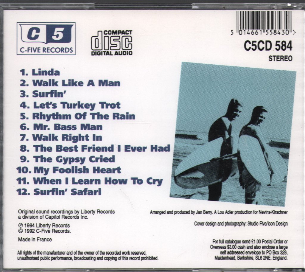 Jan & Dean - Take Linda Surfin' - Cd