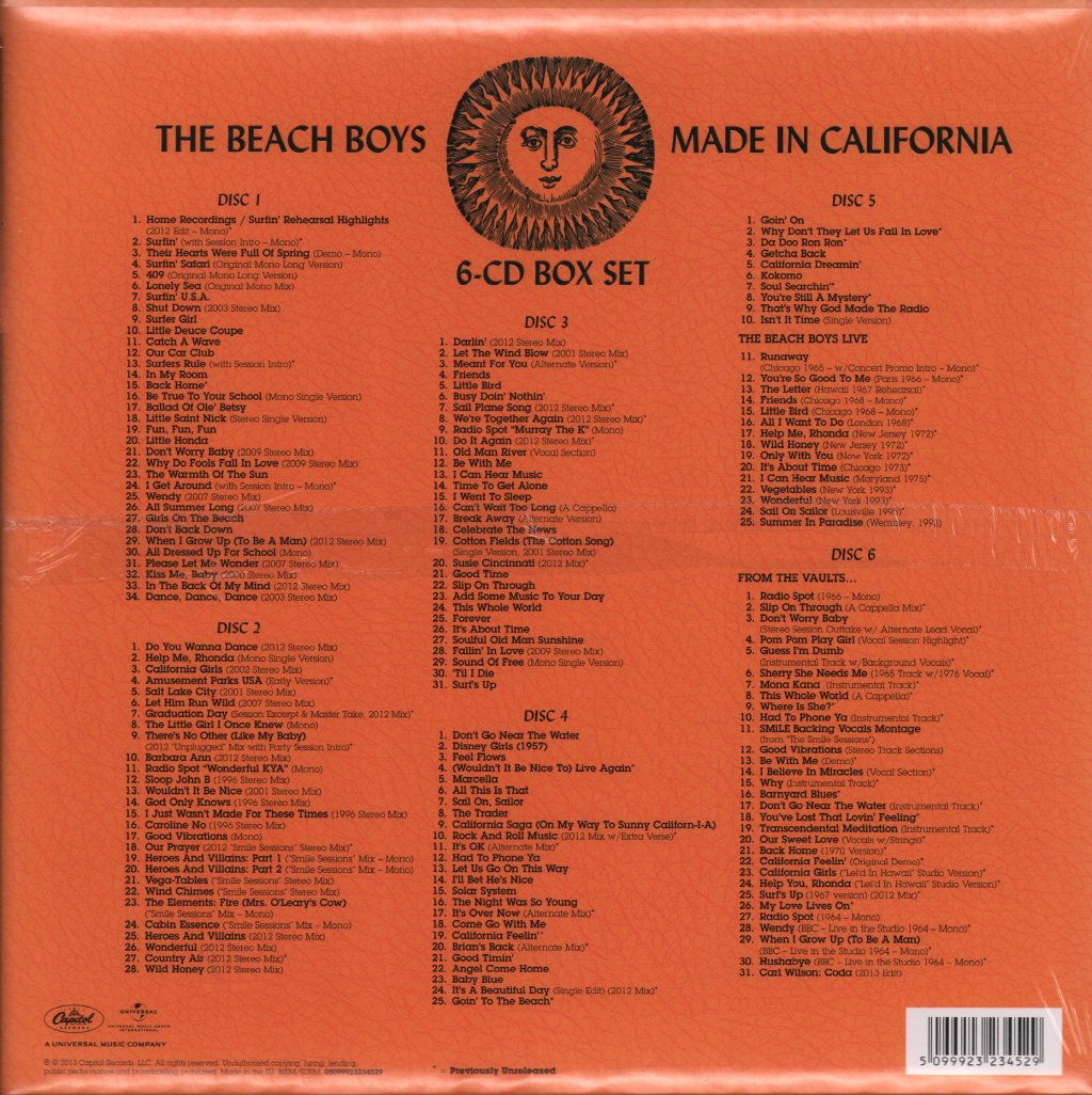 Beach Boys - Made In California - Cd Set