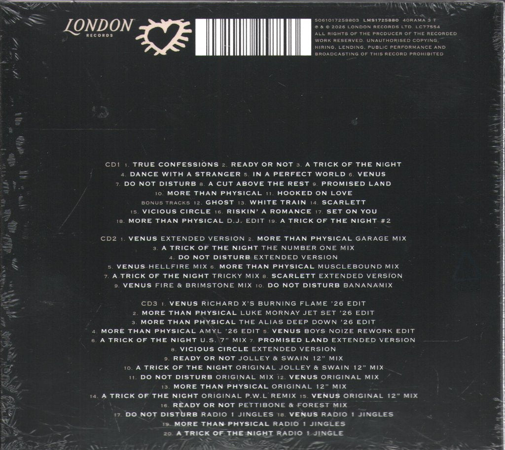 Bananarama - True Confessions (40th Anniversary Edition) - Triple Cd