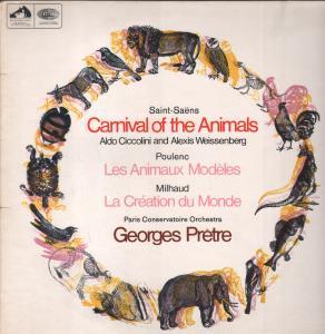 Georges Pretre / Paris Conservatoire Orchestra - Saint-Saens - Carnival Of The Animals - Lp
