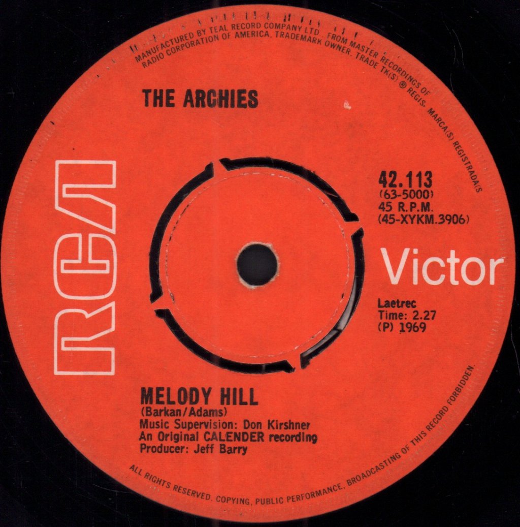 Archies - Sugar Sugar - 7 Inch