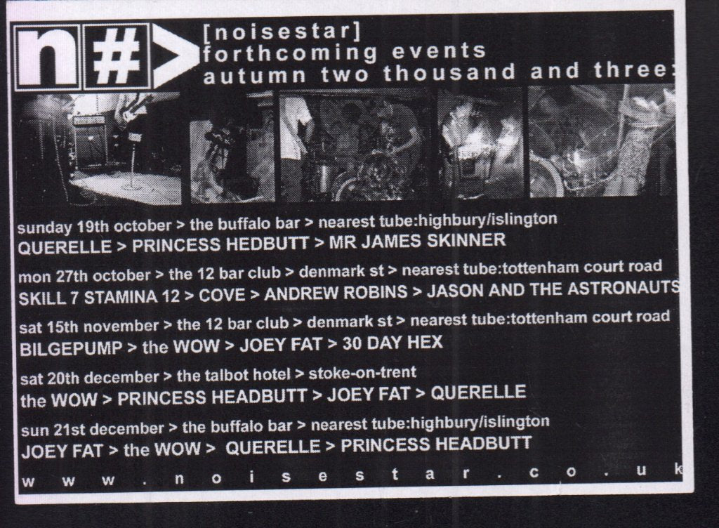 Wow / Querelle - Noisestar Sessions #01 And #02 - 12 Inch
