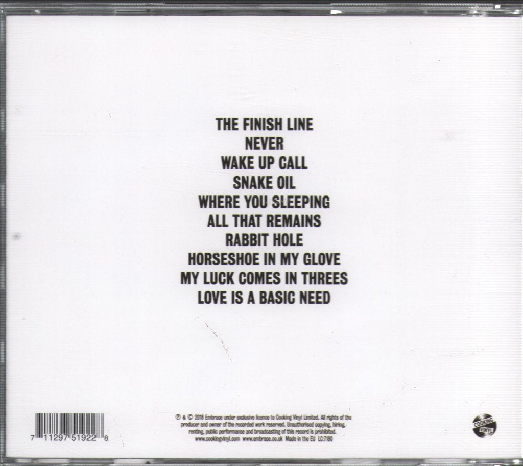 Embrace - Love Is A Basic Need - Cd