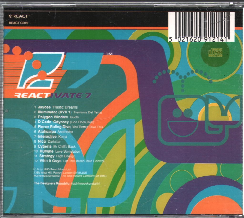 Various Artists - Reactivate 7 (Aquasonic Trance) - Cd