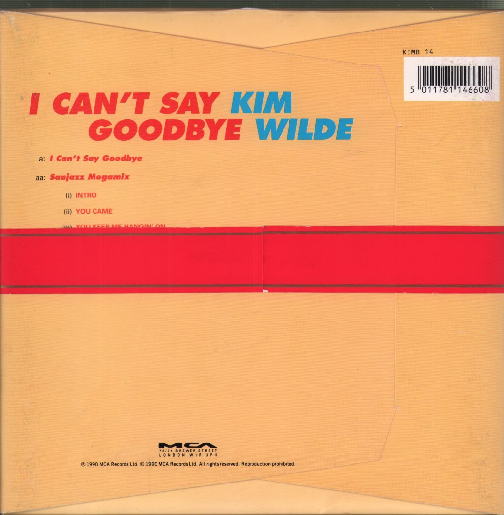 Kim Wilde - I Can't Say Goodbye - 7 Inch