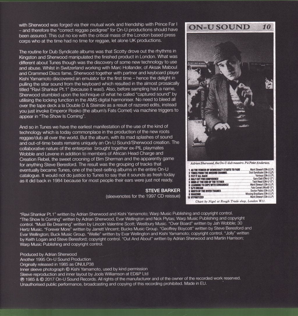 Dub Syndicate - Tunes From The Missing Channel - Lp
