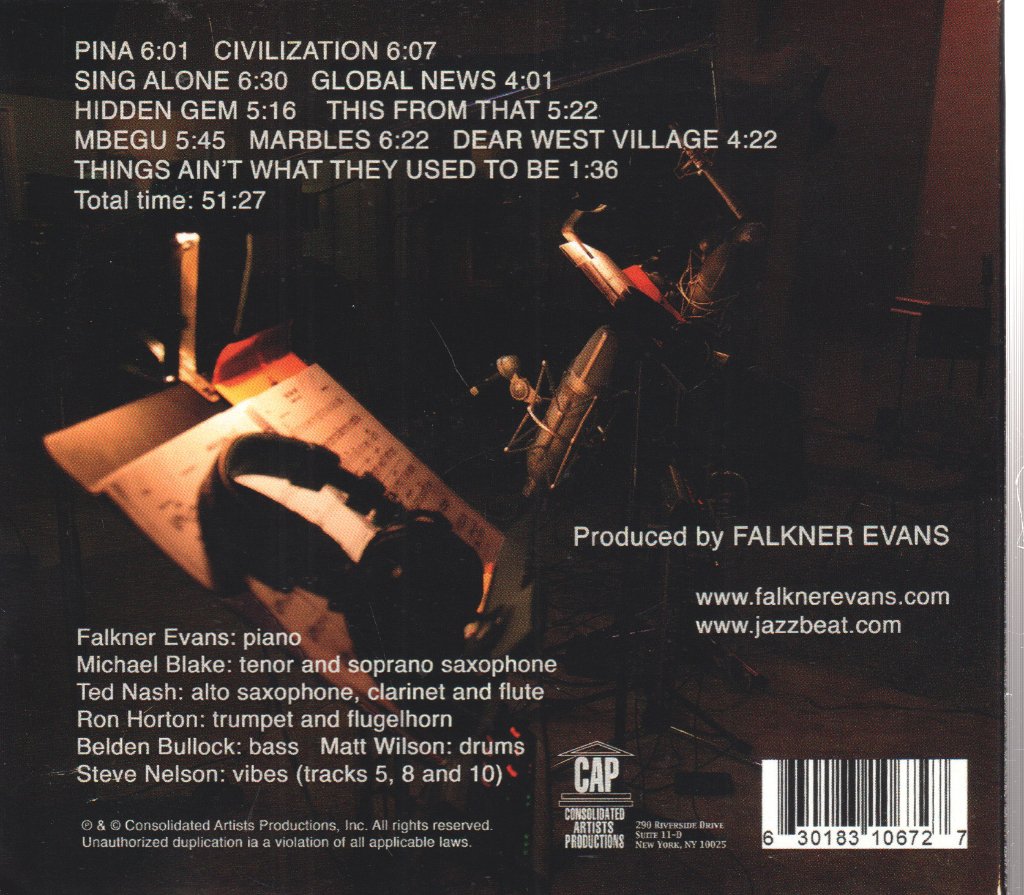 Falkner Evans - Marbles - Cd