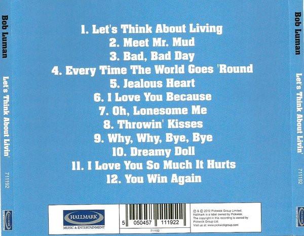 Bob Luman - Let's Think About Livin' - Cd