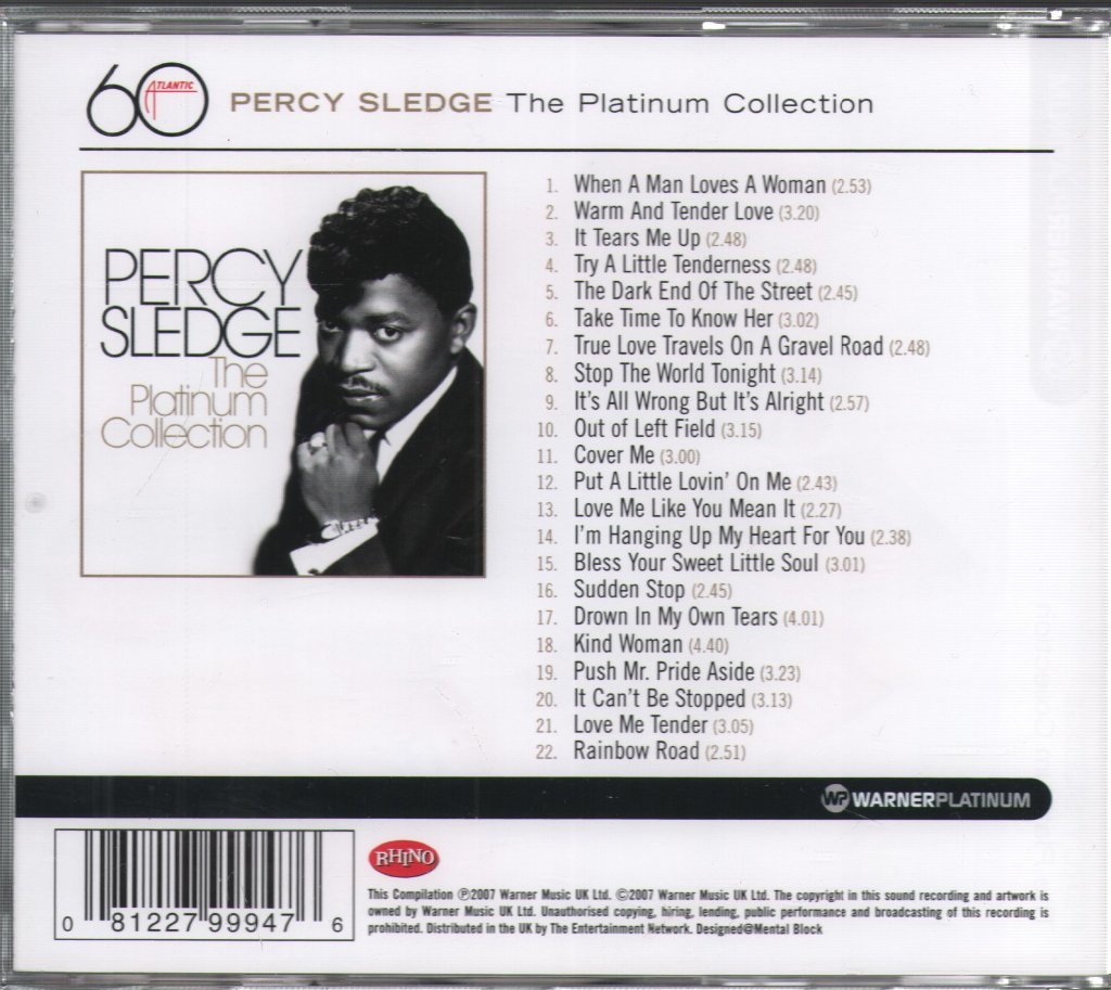 Percy Sledge - Platinum Collection - Cd