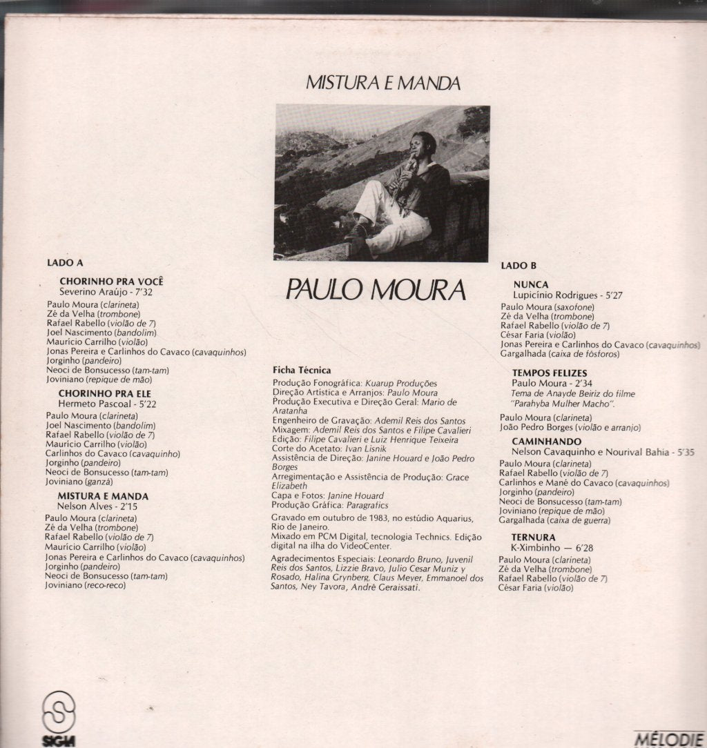 Paulo Moura - Mistura E Manda - Lp