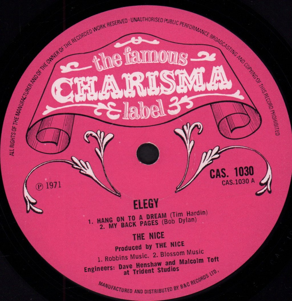 Nice - Elegy - Lp