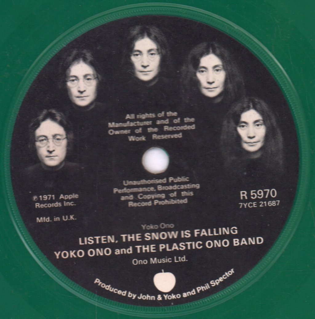 John And Yoko And The Plastic Ono Band - Happy Xmas - 7 Inch