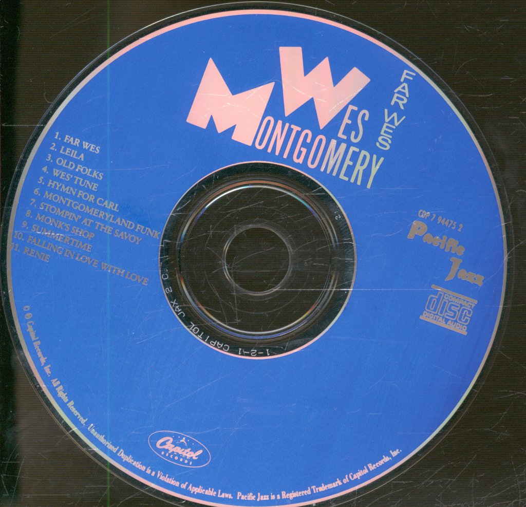 Wes Montgomery - Far Wes - Cd
