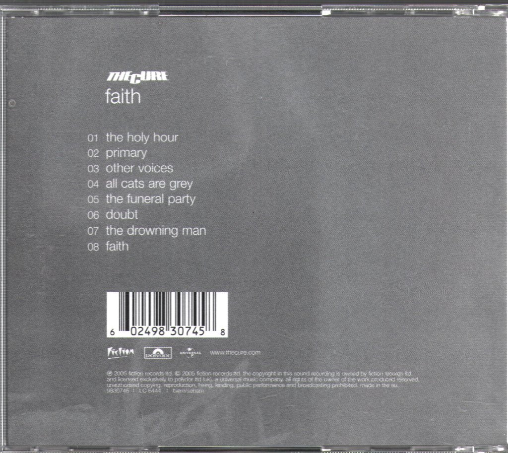 Cure - Faith - Cd