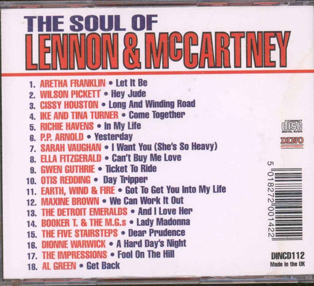 Various Artists - Soul Of Lennon & McCartney - Cd