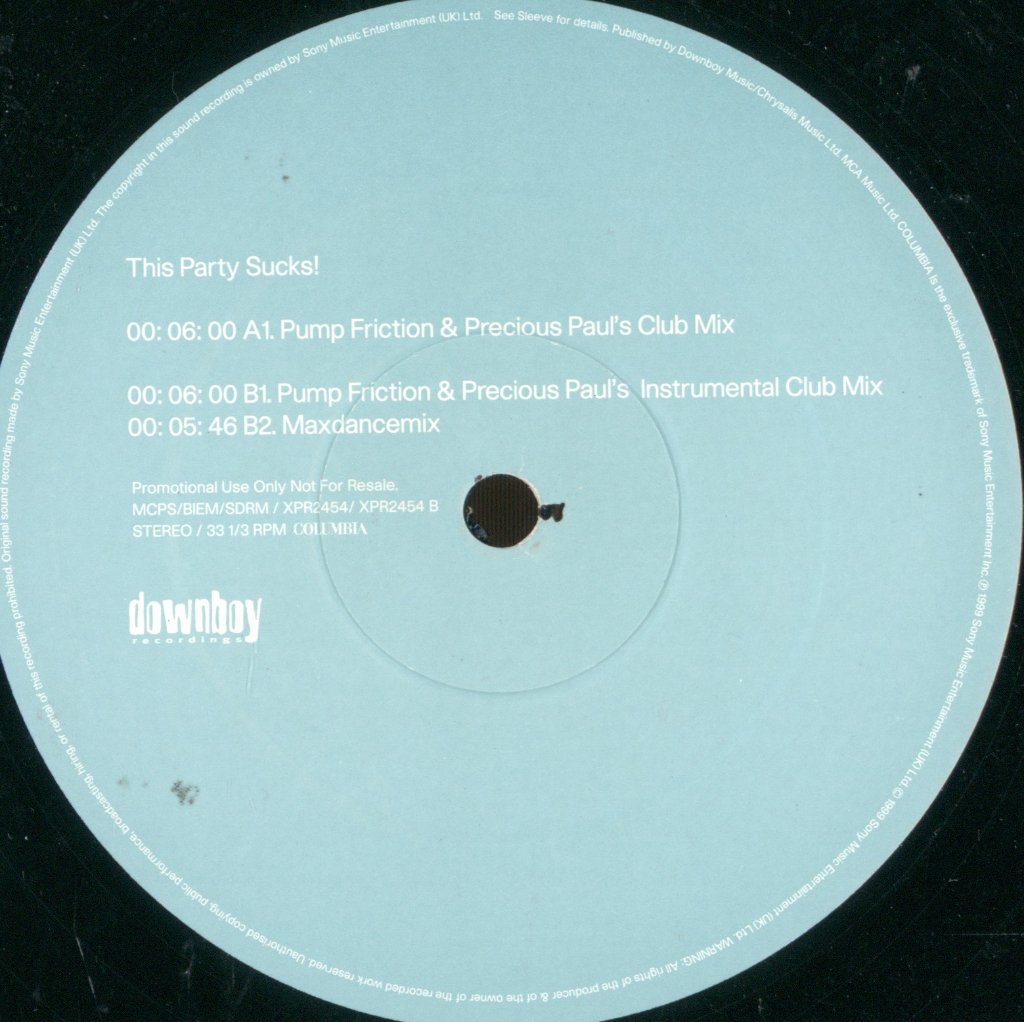 Fused - This Party Sucks! - 12 Inch