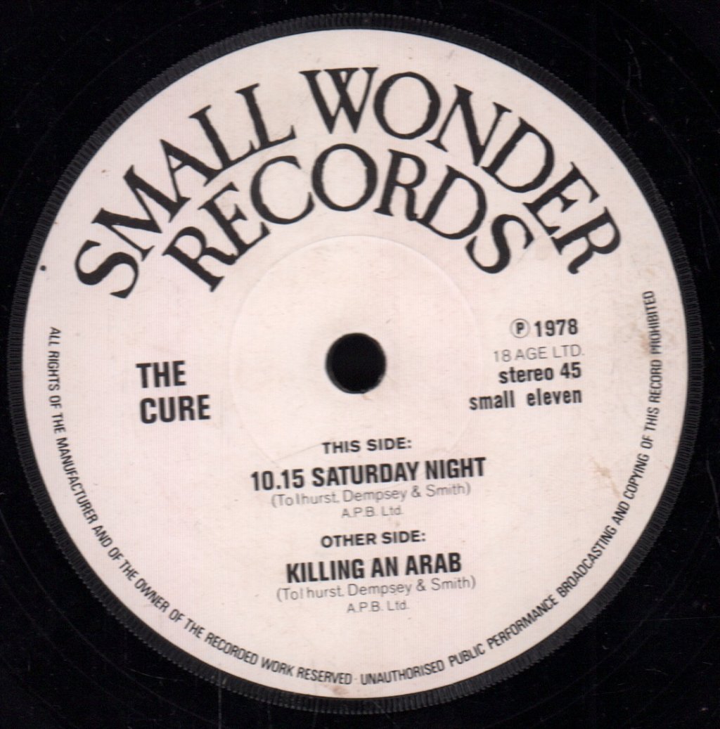 Cure - Killing An Arab - 7 Inch