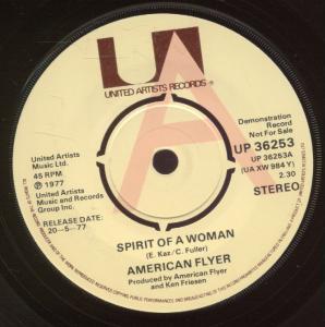 American Flyer - Spirit Of A Woman - 7 Inch