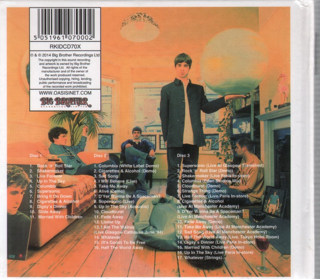 Oasis - Definitely Maybe - Triple Cd