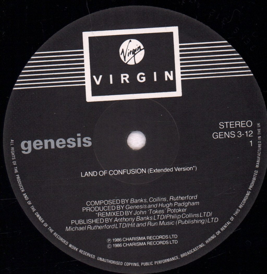 Genesis - Land Of Confusion - 12 Inch