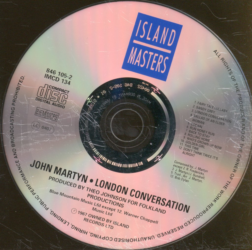 John Martyn - London Conversation - Cd