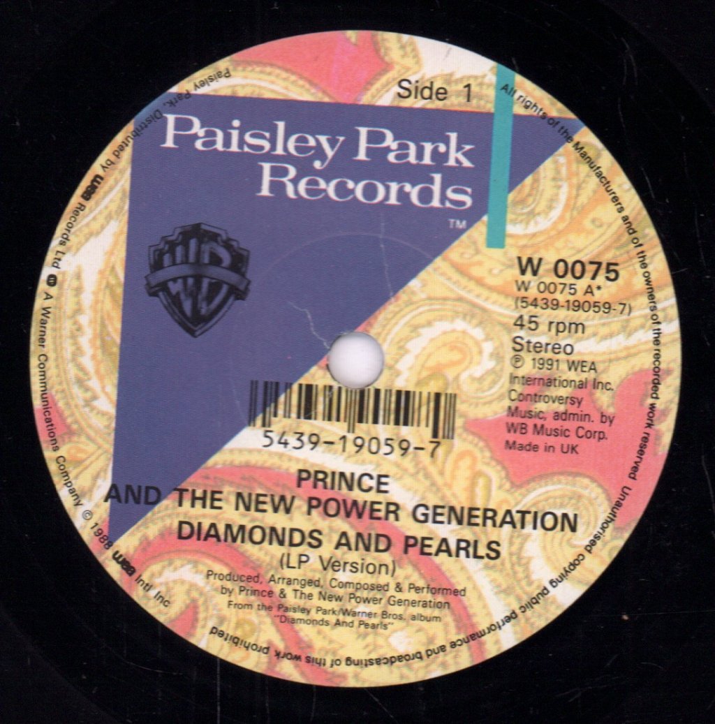 Prince - Diamonds And Pearls - 7 Inch
