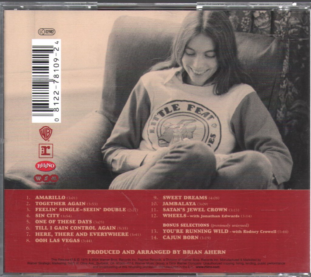 Emmylou Harris - Elite Hotel - Cd