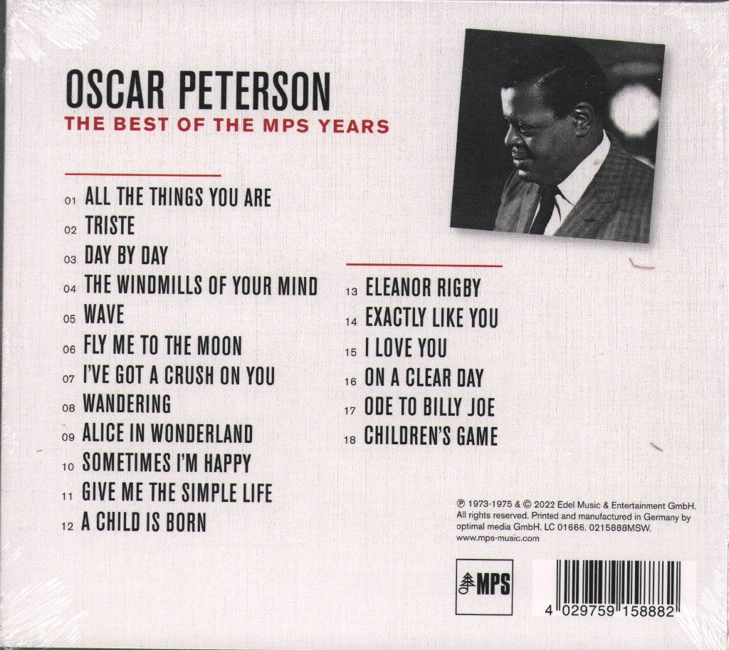 Oscar Peterson - Best Of The MPS Years - Cd