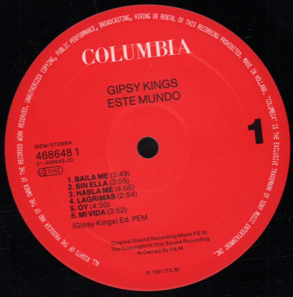 Gipsy Kings - Este Mundo - Lp