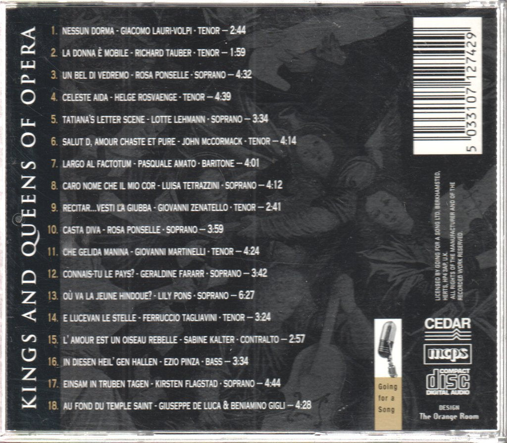 Various Artists - Kings And Queens Of Opera - Cd