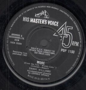 Danny Williams - More - 7 Inch