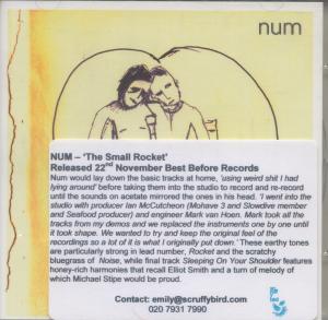 Num - Small Rocket - Cd