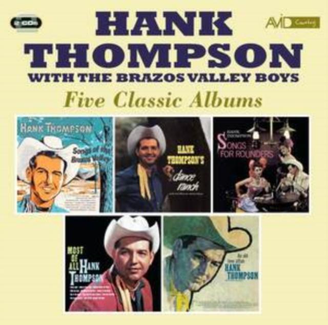 Hank Thompson And His Brazos Valley Boys - Five Classic Albums - Double Cd