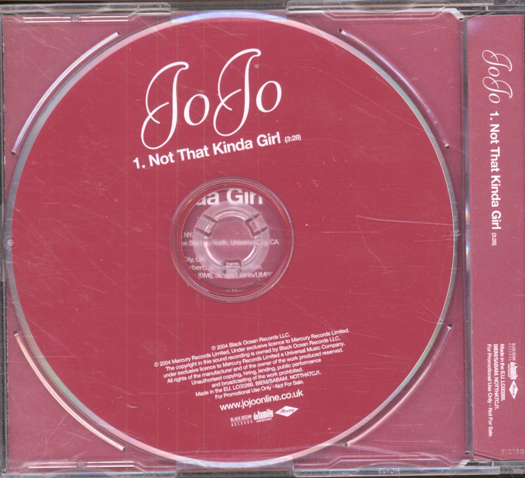 Jo Jo - Not That Kinda Girl - Cd