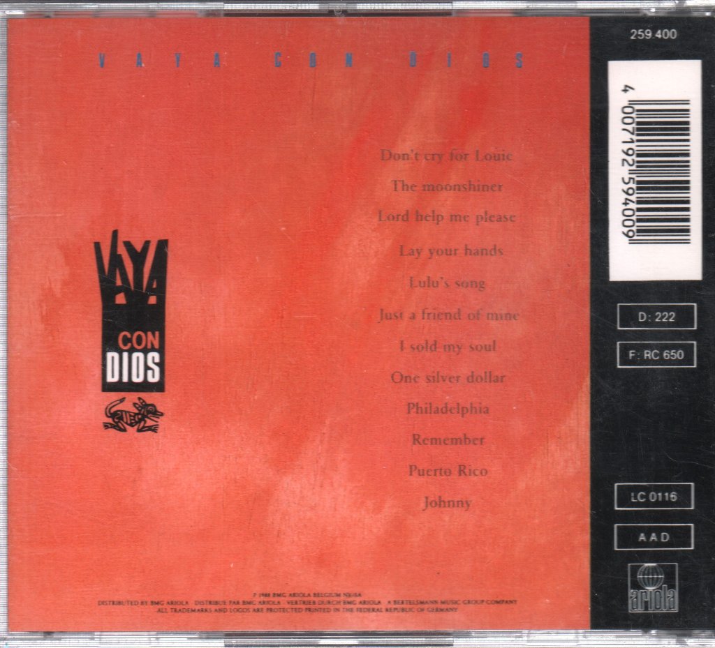 Vaya Con Dios - Vaya Con Dios - Cd