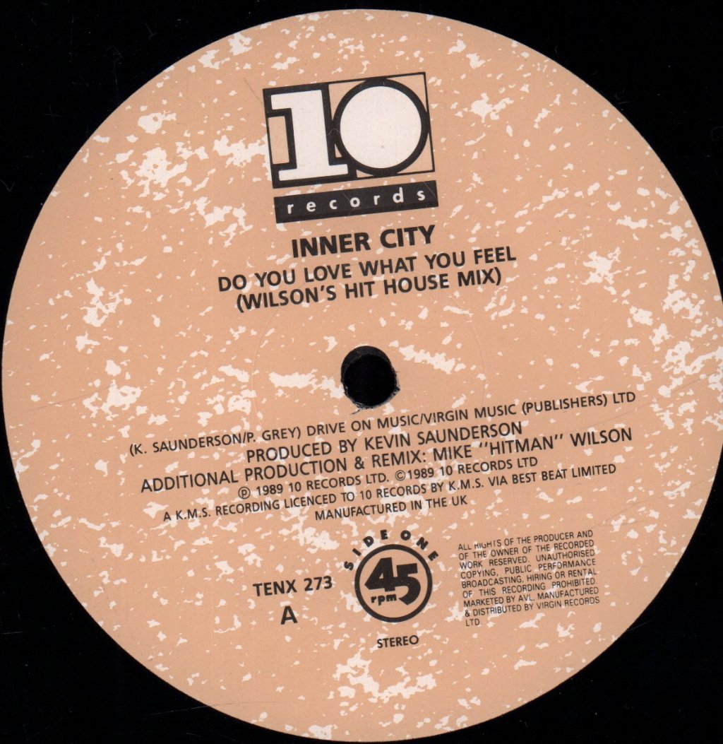 Inner City - Do You Love What You Feel - 12 Inch