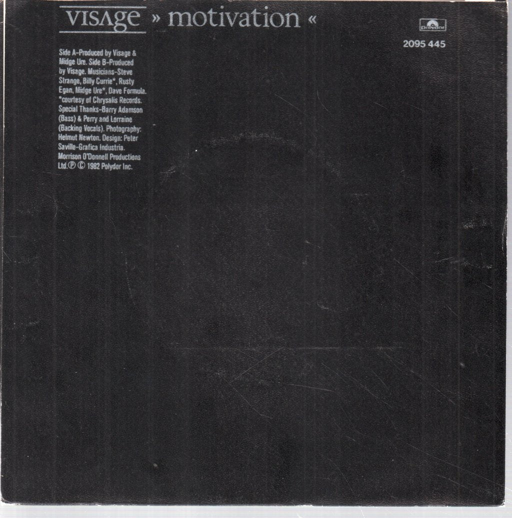 Visage - Damned Don't Cry - 7 Inch