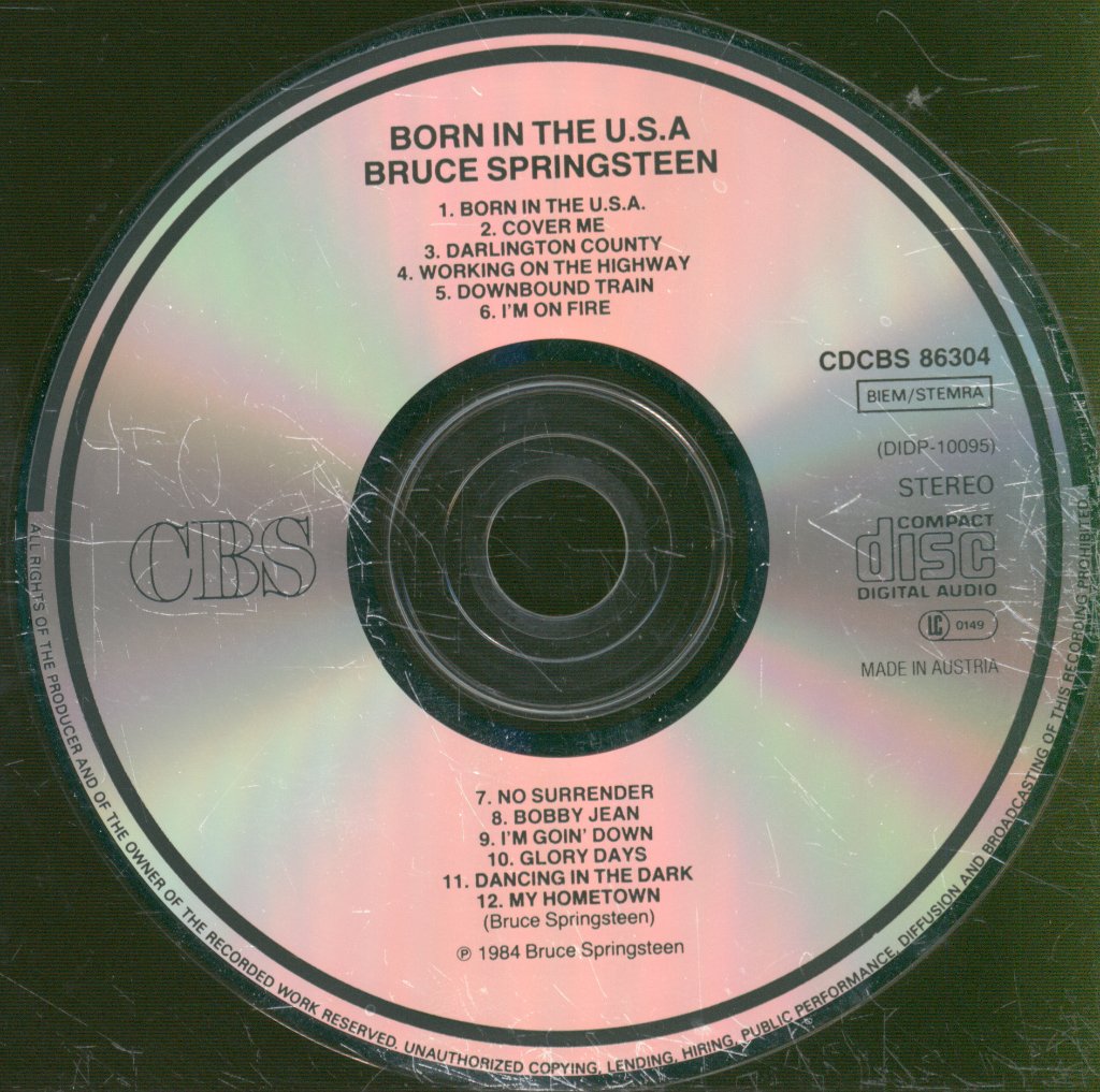 Bruce Springsteen - Born In The Usa - Cd