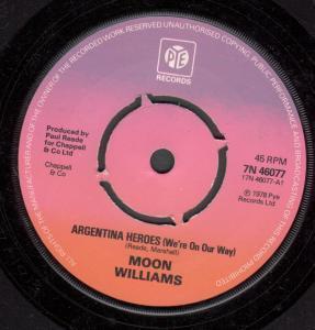 Moon Williams - Argentina Heroes - 7 Inch